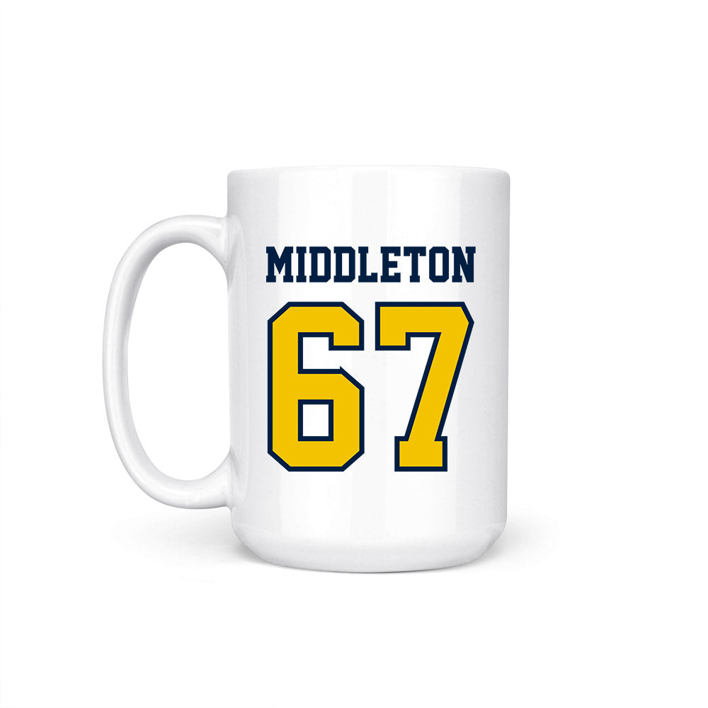 Michigan - NCAA Football : Trent Middleton - Coffee Mug-1