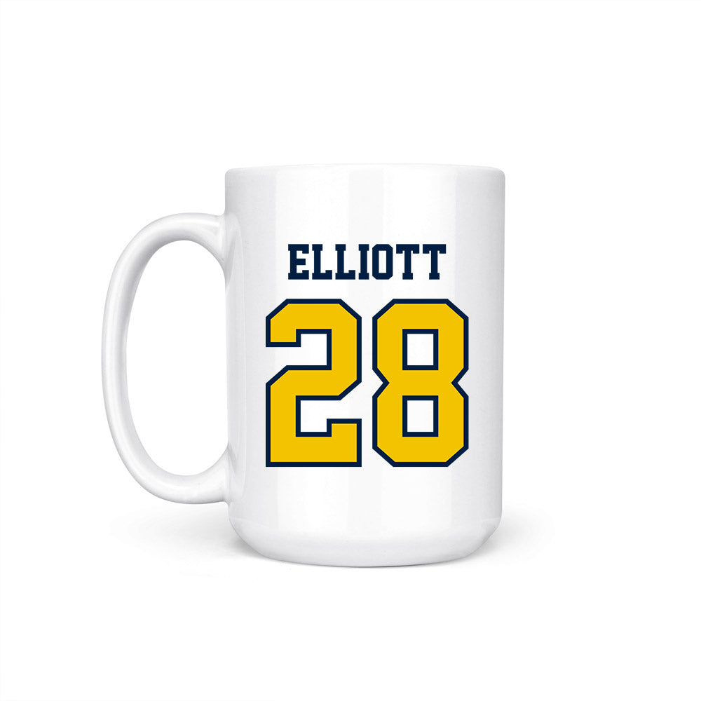Michigan - NCAA Men's Lacrosse : Jack Elliott - Coffee Mug-1