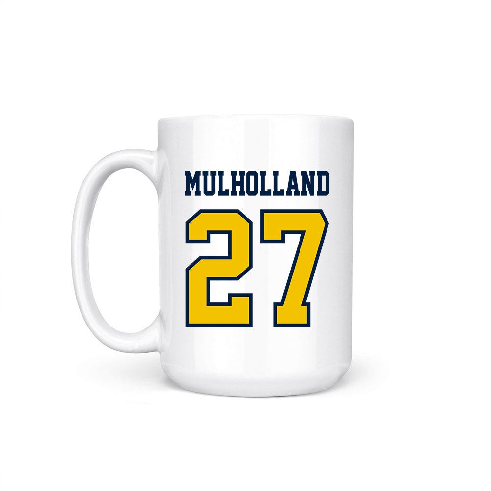 Michigan - NCAA Men's Lacrosse : Aidan Mulholland - Coffee Mug-1