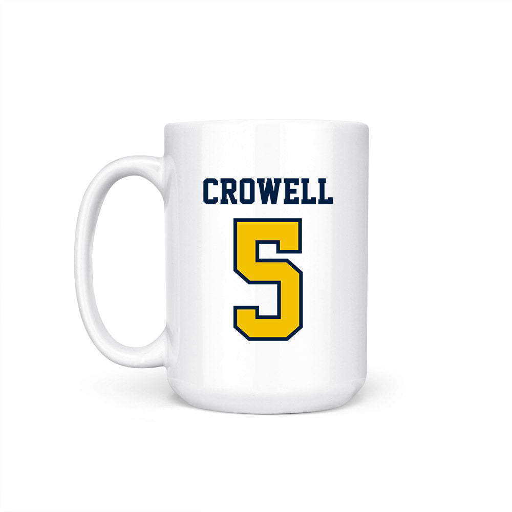 Michigan - NCAA Men's Lacrosse : Doster Crowell - Coffee Mug-1