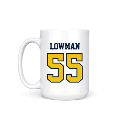 Michigan - NCAA Men's Lacrosse : Thomas Lowman - Coffee Mug-1