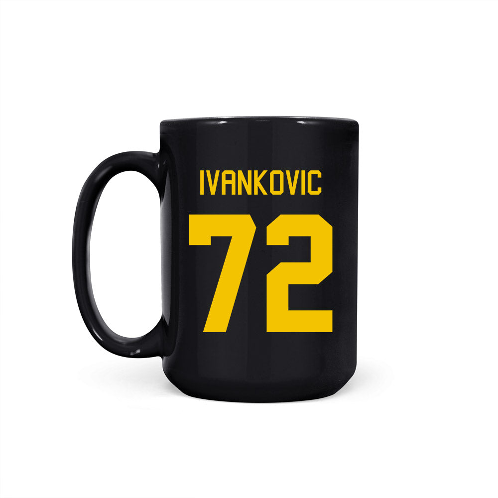 Michigan - NCAA Men's Ice Hockey : Jack Ivankovic - Coffee Mug-1
