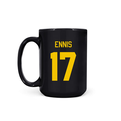 Michigan - NCAA Men's Lacrosse : Justin Ennis - Coffee Mug-1