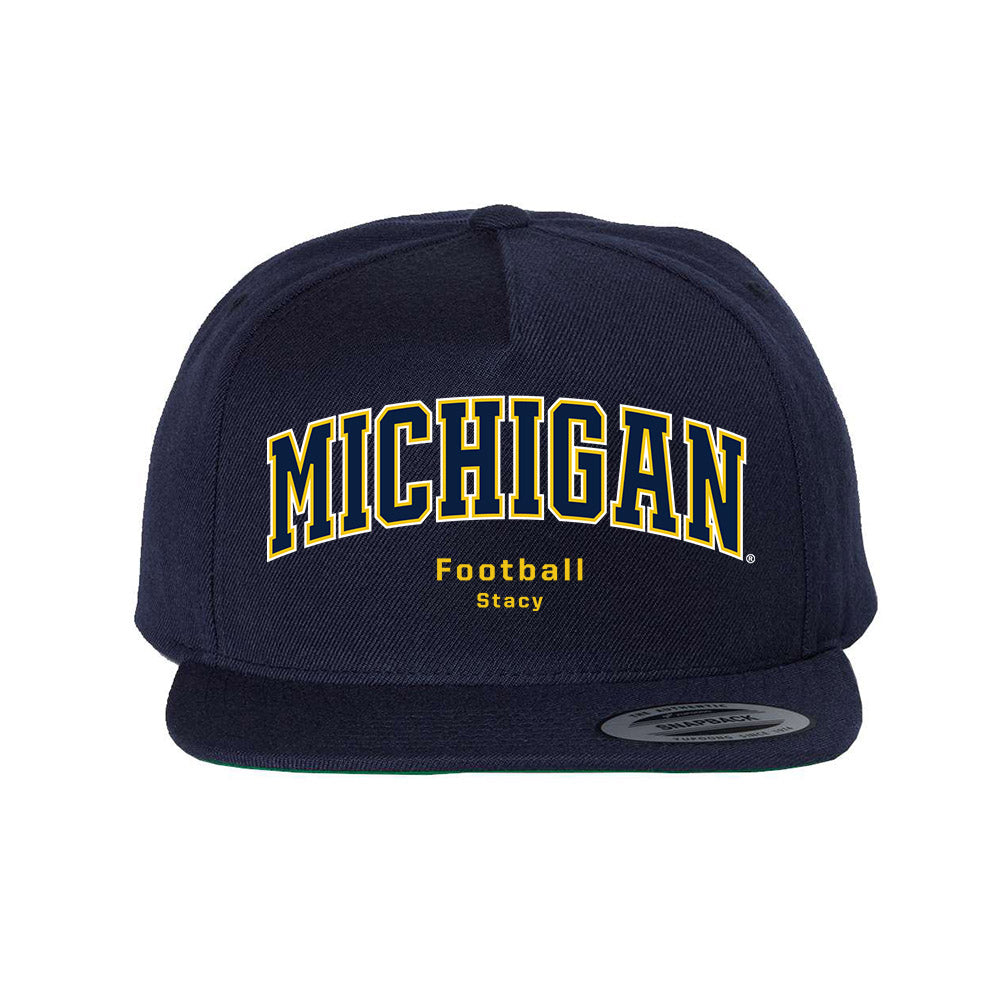Michigan - NCAA Football : Gary Stacy - Snapback Hat-0