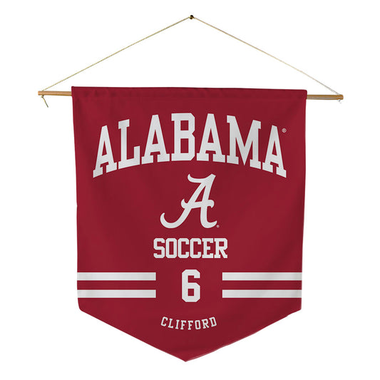 Alabama - Women's Soccer Alumni : Emily (Pitek) Clifford - Pennant - 18" x 21"-0