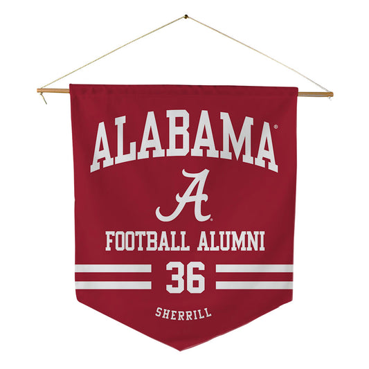 Alabama - Football Alumni : Jackie Sherrill - Pennant - 18" x 21"-0