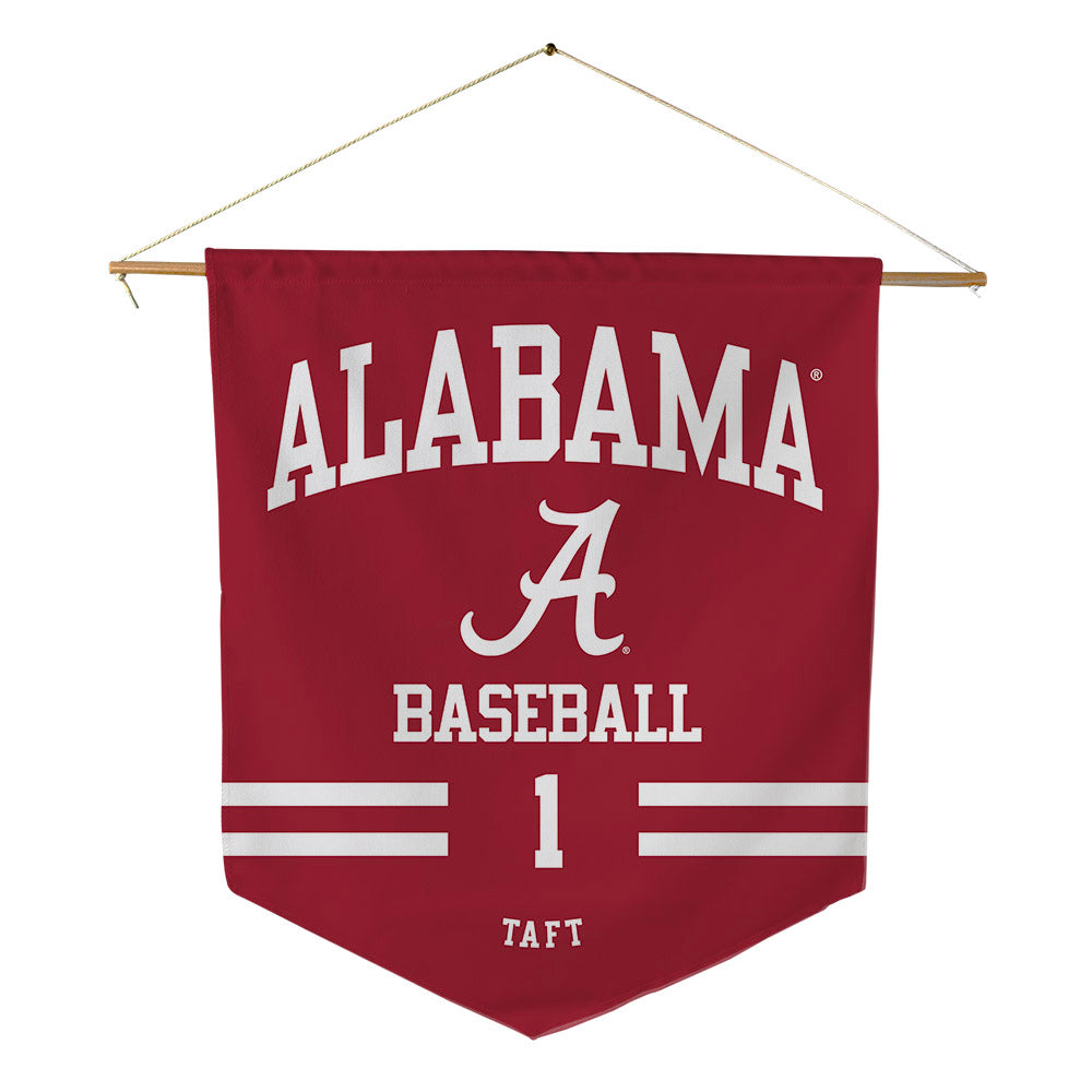 Alabama - Baseball Alumni : Brett Taft - Pennant - 18" x 21"-0