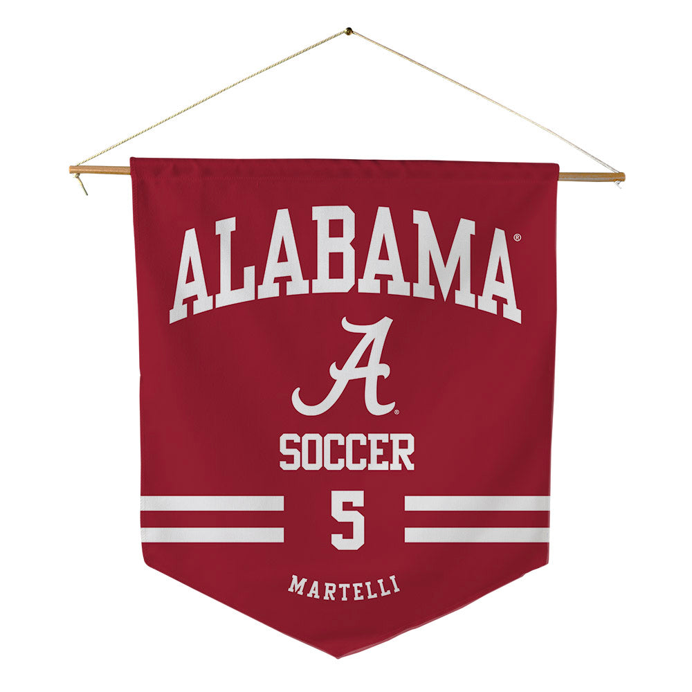 Alabama - NCAA Women's Soccer : Soph Martelli - Pennant - 18" x 21"-0