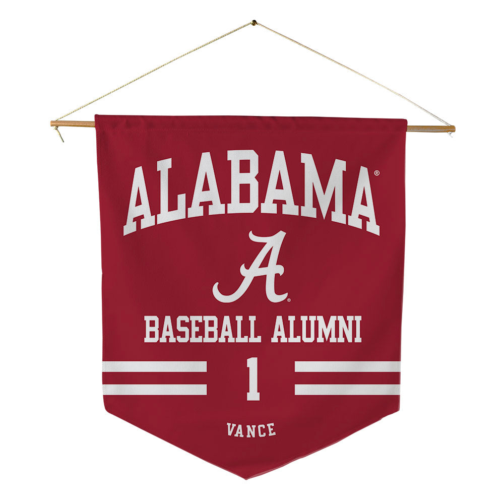 Alabama - Baseball Alumni : Cobie Vance - Pennant - 18" x 21"-0
