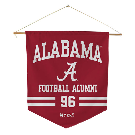 Alabama - Football Alumni : Michael Myers - Pennant - 18" x 21"-0