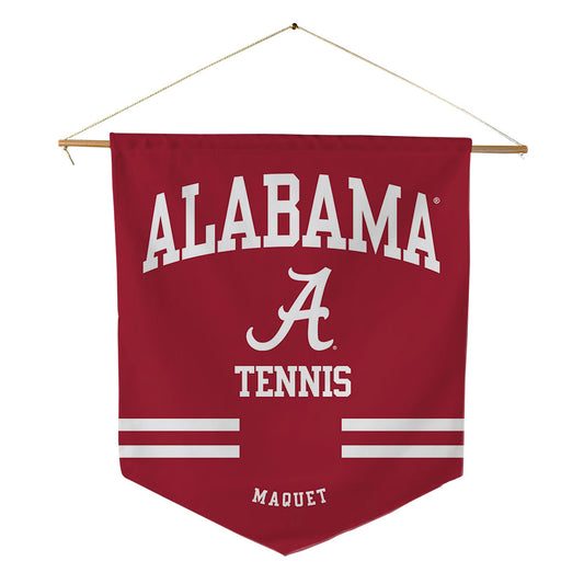 Alabama - NCAA Women's Tennis : Margaux Maquet - Pennant - 18" x 21"-0