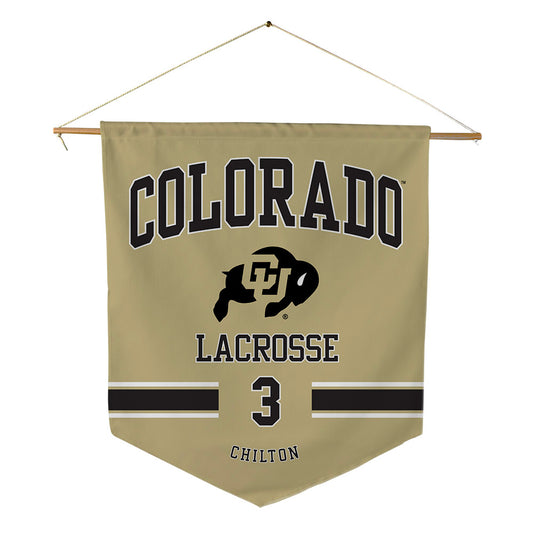 Colorado - NCAA Women's Lacrosse : Natalie Chilton - Pennant - 18" x 21"-0