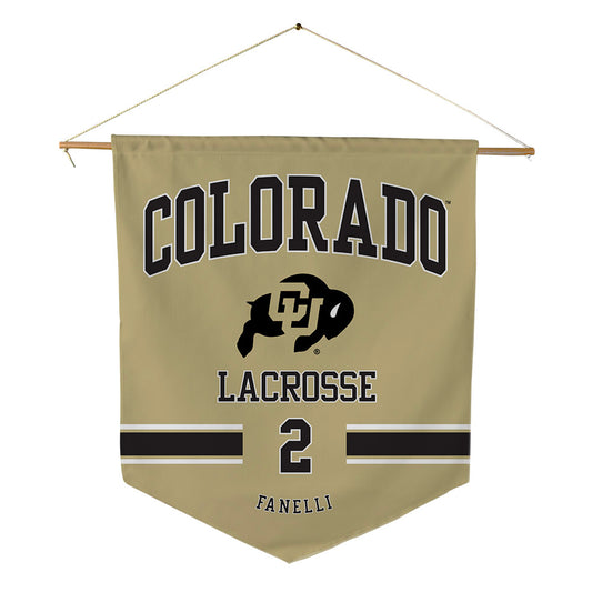 Colorado - NCAA Women's Lacrosse : Rylee Fanelli - Pennant - 18" x 21"-0
