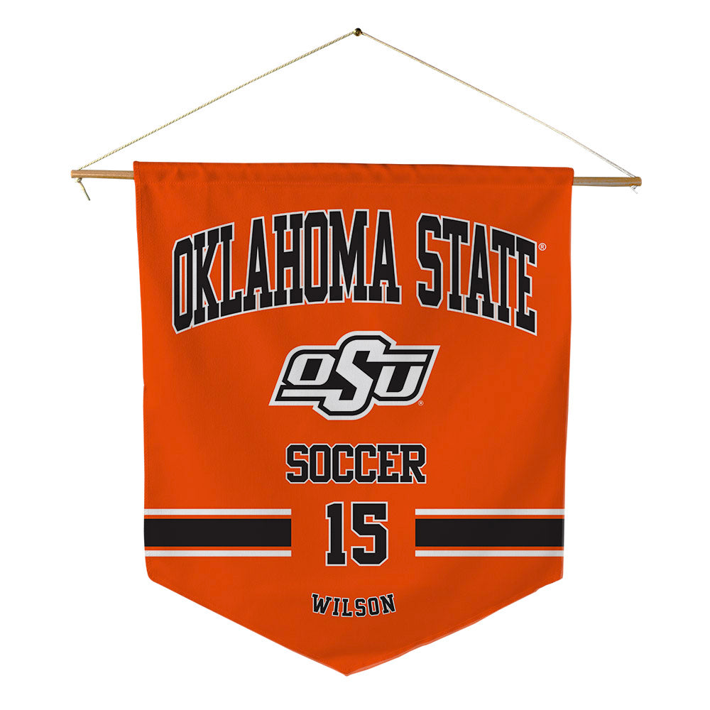 Oklahoma State - NCAA Women's Soccer : sophie Wilson - Pennant - 18" x 21"-0