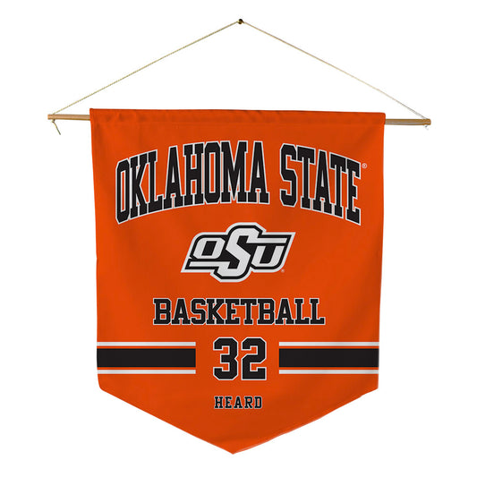 Oklahoma State - NCAA Women's Basketball : Stailee Heard - Pennant - 18" x 21"-0