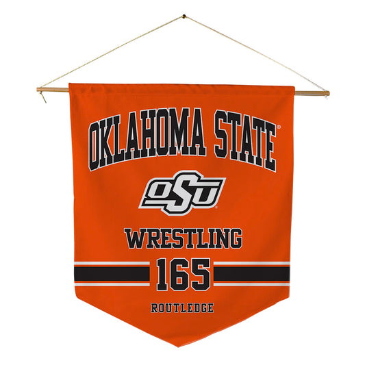 Oklahoma State - NCAA Wrestling : Kody Routledge - Pennant - 18" x 21"-0