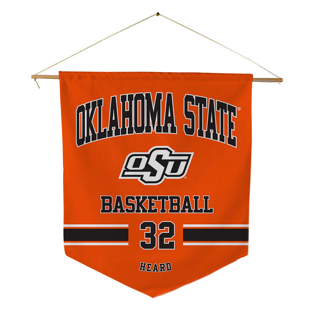 Oklahoma State - NCAA Women's Basketball : Stailee Heard - Pennant - 18" x 21"-0