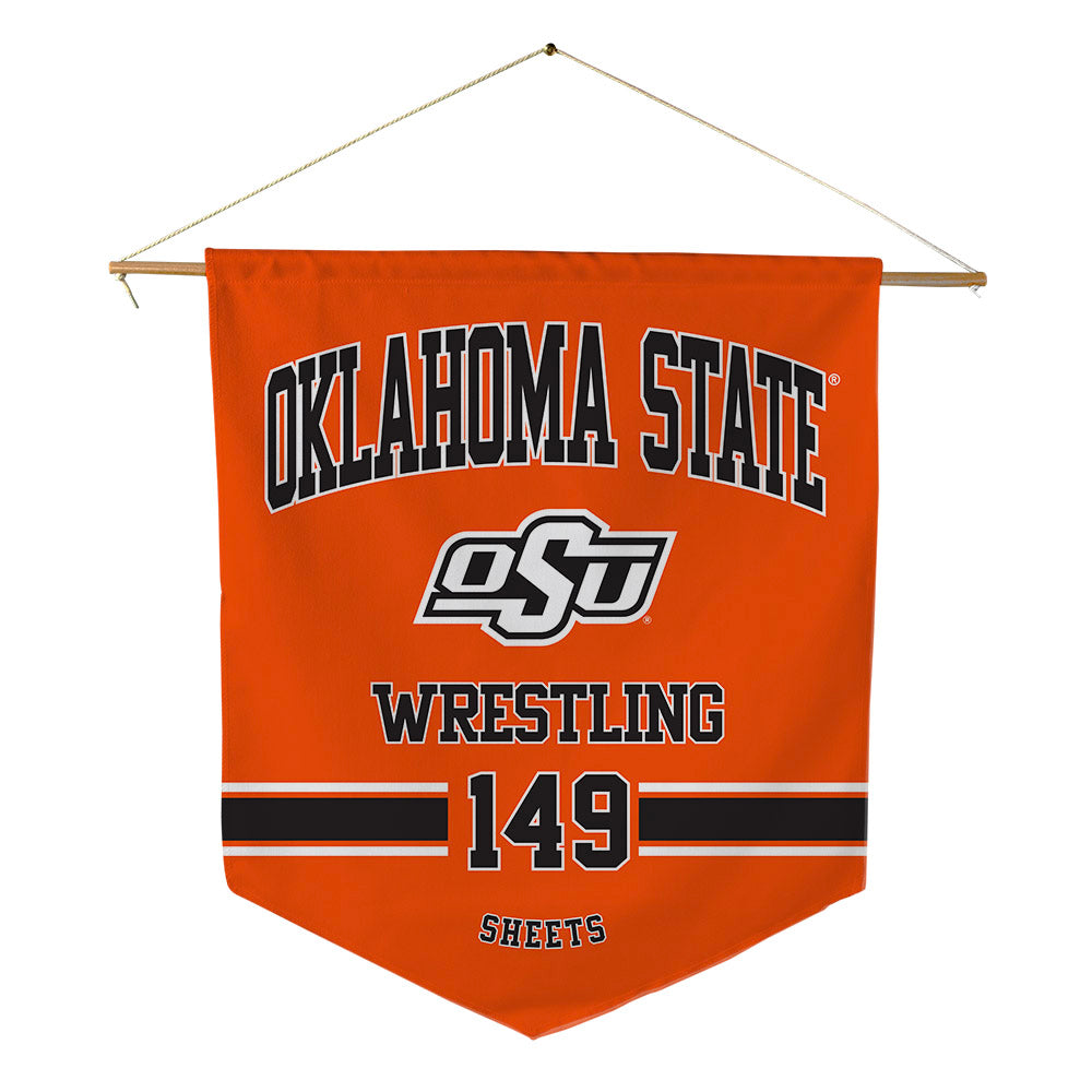 Oklahoma State - NCAA Wrestling : Cutter Sheets - Pennant - 18" x 21"-0