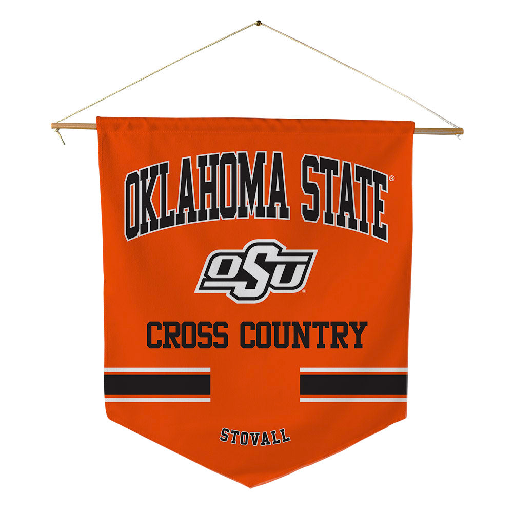 Oklahoma State - NCAA Men's Cross Country : Ethan Stovall - Pennant - 18" x 21"-0