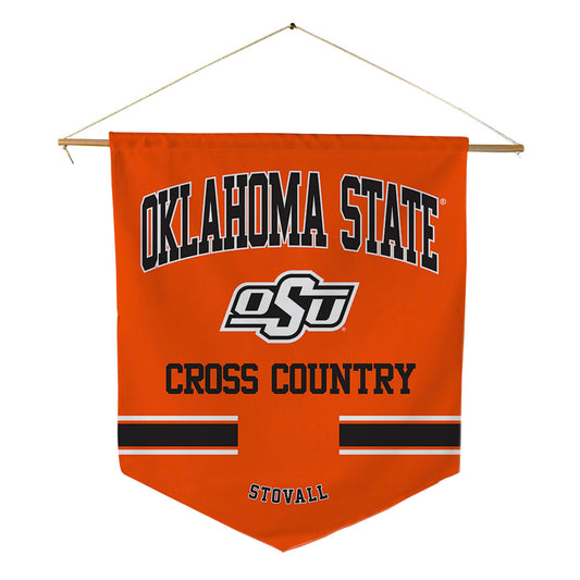Oklahoma State - NCAA Men's Cross Country : Ethan Stovall - Pennant - 18" x 21"-0