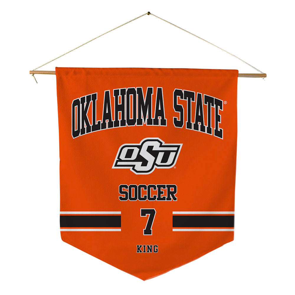 Oklahoma State - NCAA Women's Soccer : Sherline King - Pennant - 18" x 21"-0