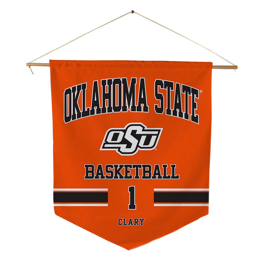 Oklahoma State - NCAA Men's Basketball : Kanye Clary - Pennant - 18" x 21"-0