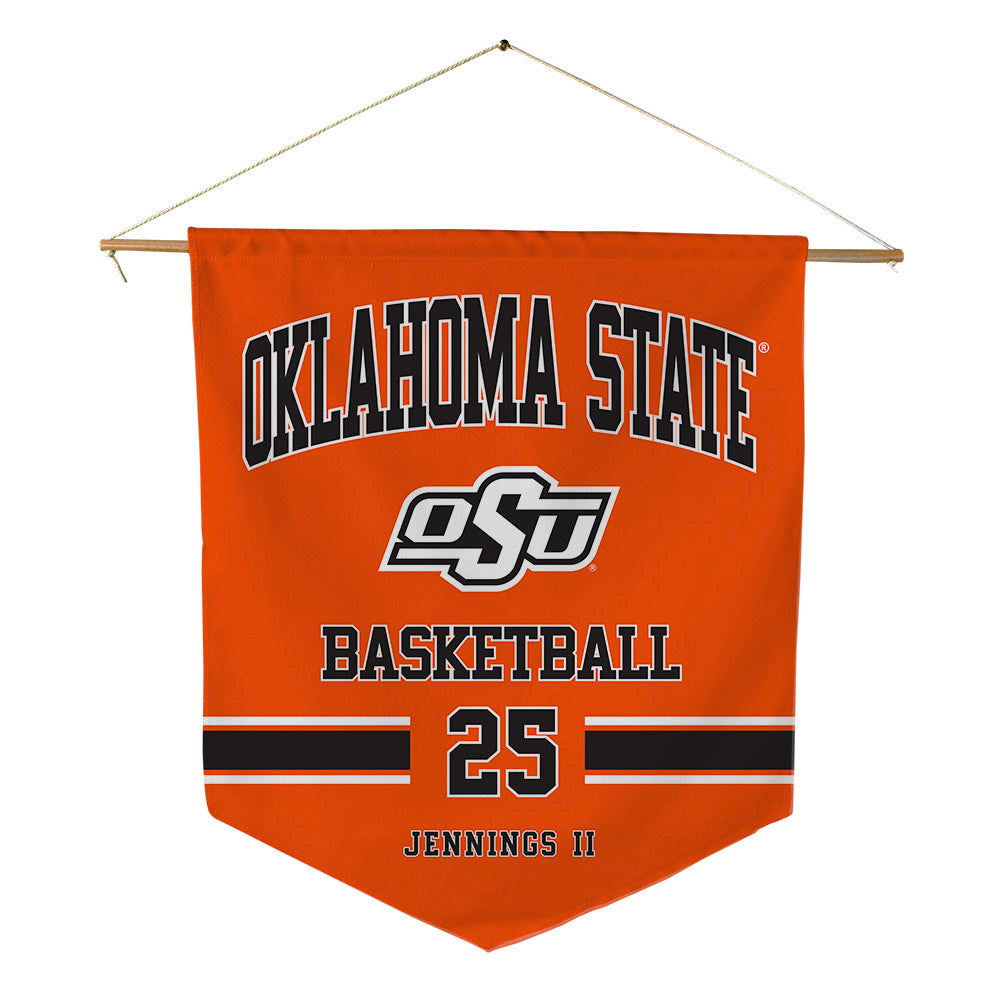 Oklahoma State - NCAA Men's Basketball : Robert Jennings II - Pennant - 18" x 21"-0