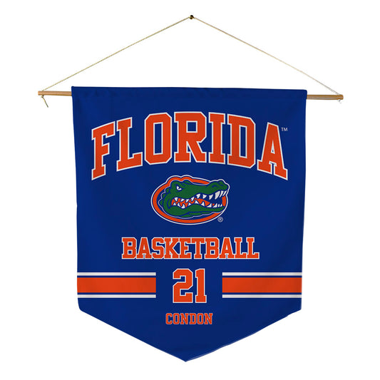 Florida - NCAA Men's Basketball : Alex Condon - Pennant - 18" x 21"-0