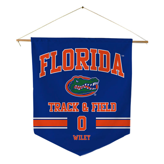 Florida - NCAA Men's Track & Field : Jaden Wiley - Pennant - 18" x 21"-0