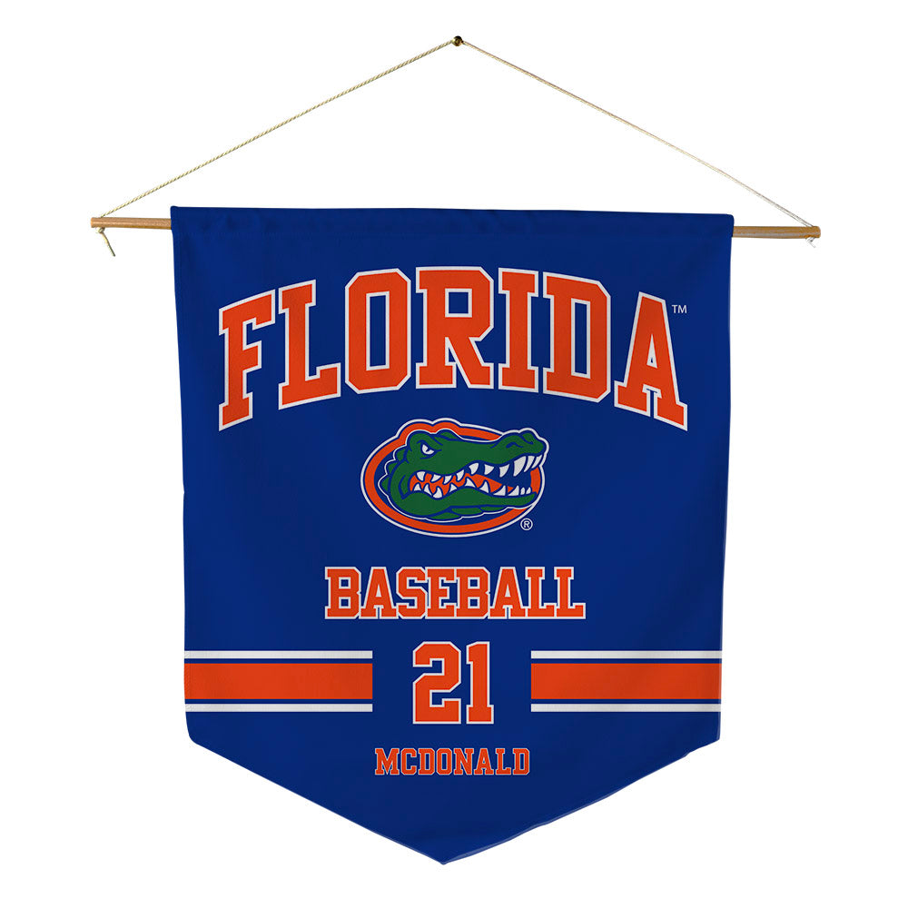 Florida - NCAA Baseball : Caden McDonald - Pennant - 18" x 21"-0