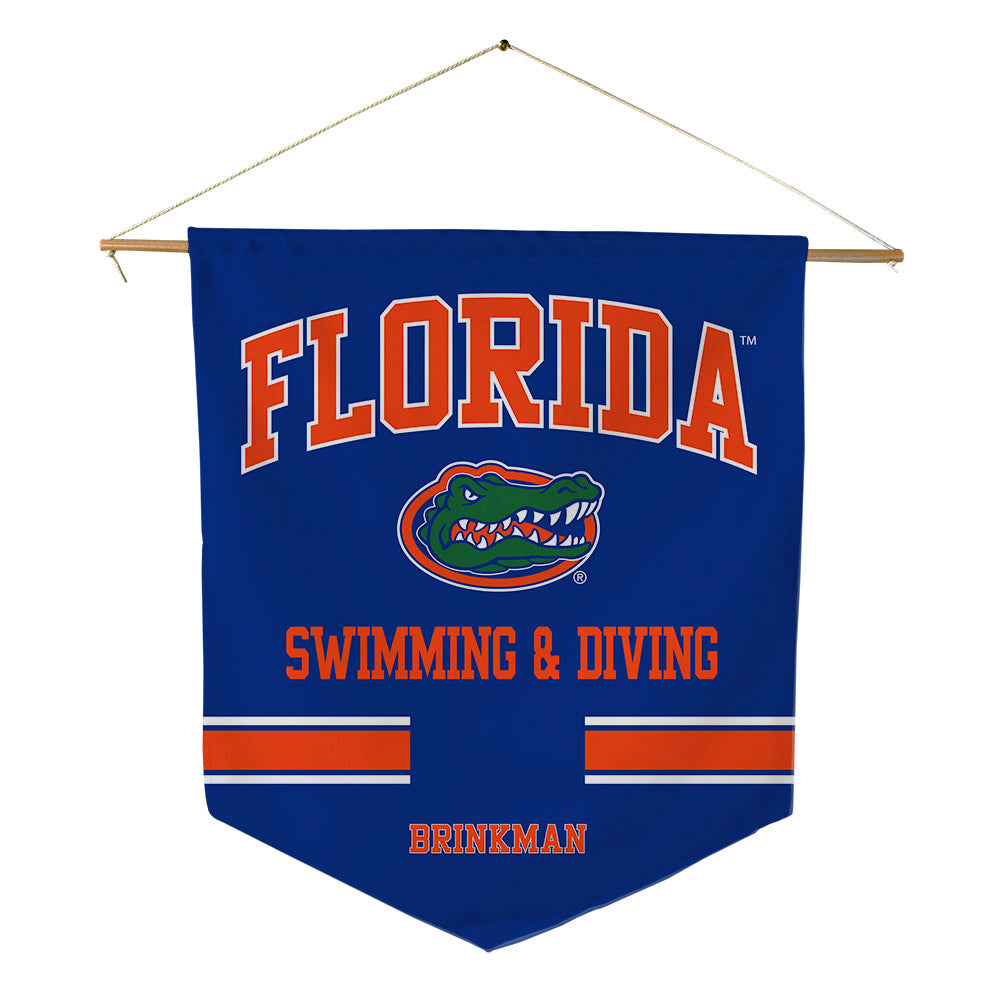 Florida - NCAA Women's Swimming & Diving : Ava Brinkman - Pennant - 18" x 21"-0
