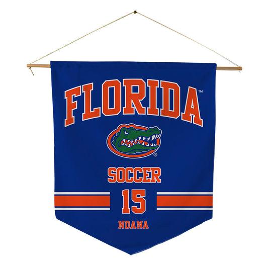 Florida - NCAA Women's Soccer : Conamora Ndana - Pennant - 18" x 21"-0