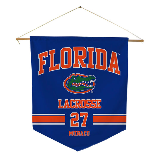 Florida - NCAA Women's Lacrosse : Gianna Monaco - Pennant - 18" x 21"-0