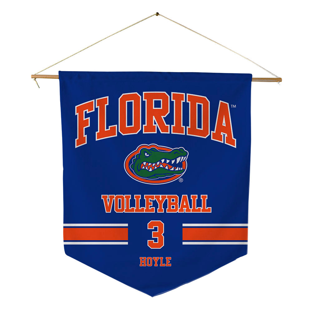 Florida - NCAA Women's Volleyball : Emerson Hoyle - Pennant - 18" x 21"-0