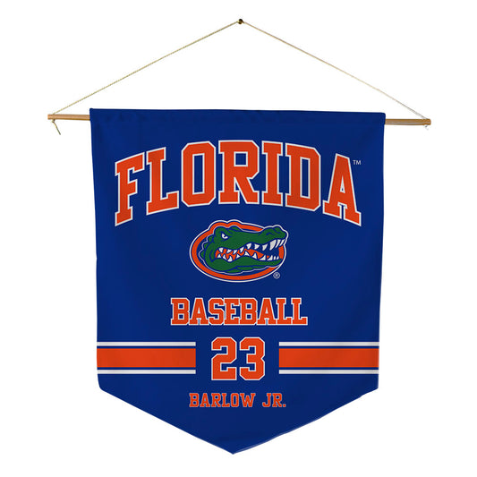 Florida - NCAA Baseball : William Barlow Jr. - Pennant - 18" x 21"-0