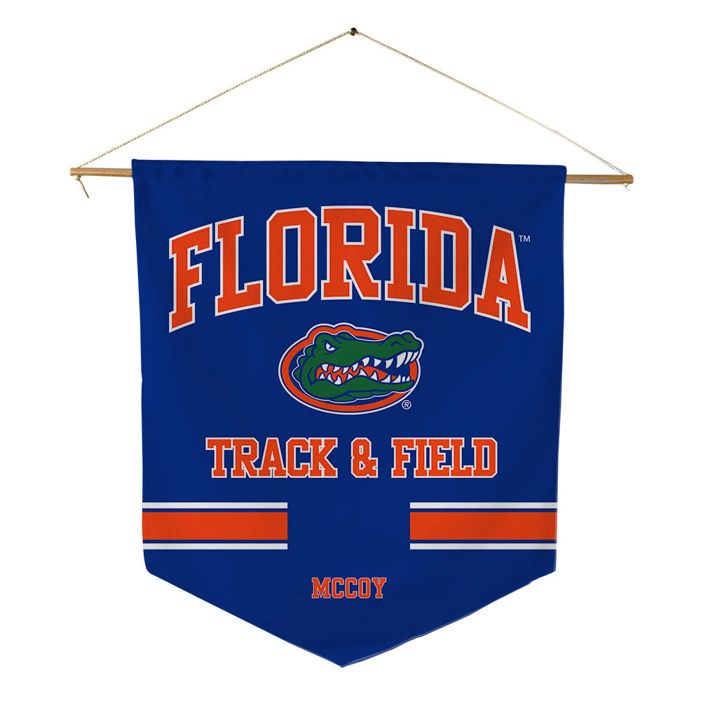 Florida - NCAA Men's Track & Field : Wanya McCoy - Pennant - 18" x 21"-0