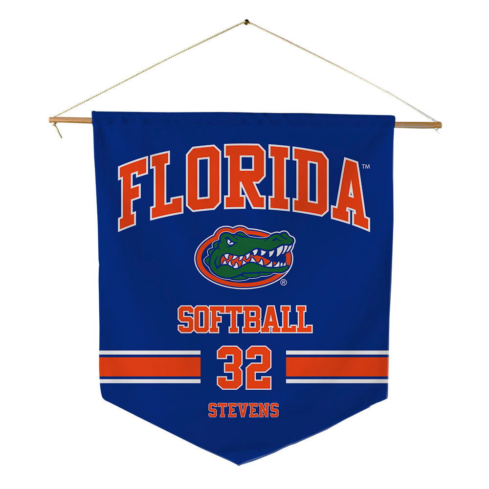 Florida - NCAA Softball : Leah Stevens - Pennant - 18" x 21"-0