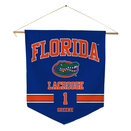 Florida - NCAA Women's Lacrosse : Gabby Greene - Pennant - 18" x 21"-0