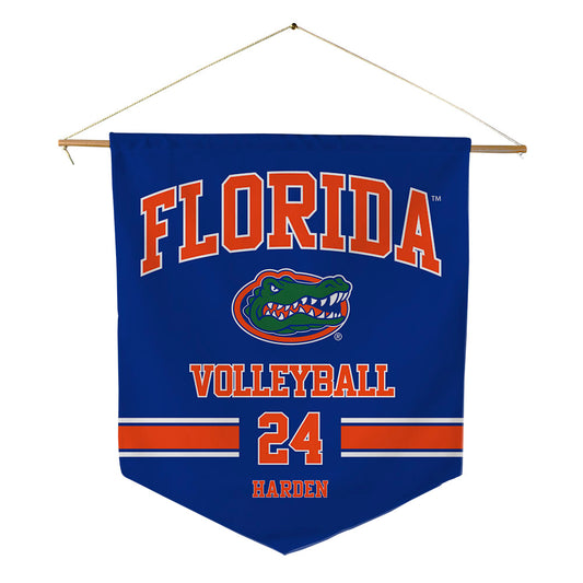 Florida - NCAA Women's Volleyball : Lauren Harden - Pennant - 18" x 21"-0