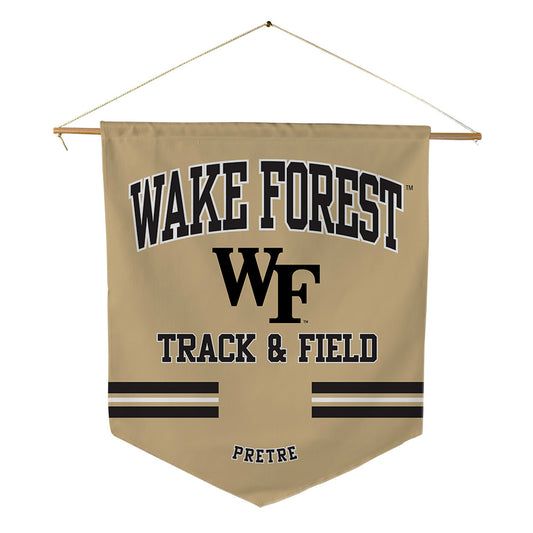 Wake Forest - NCAA Men's Track & Field : Landon Pretre - Pennant - 18" x 21"-0