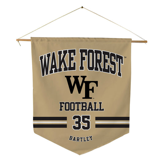 Wake Forest - NCAA Football : Koredell Bartley - Pennant - 18" x 21"-0