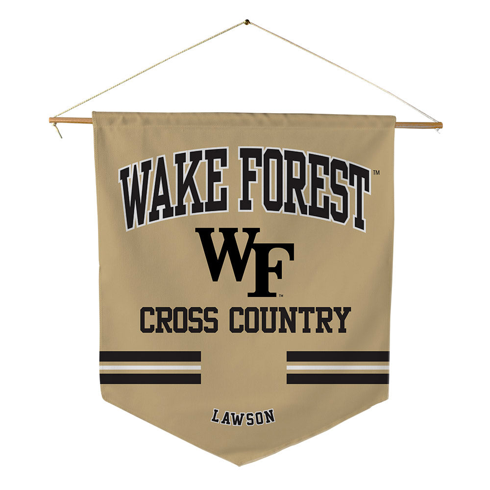 Wake Forest - NCAA Men's Cross Country : George Lawson - Pennant - 18" x 21"-0
