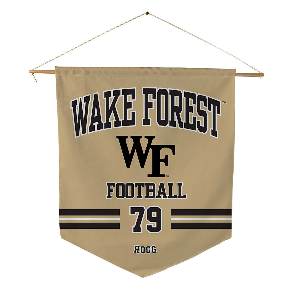 Wake Forest - NCAA Football : Langston Hogg - Pennant - 18" x 21"-0