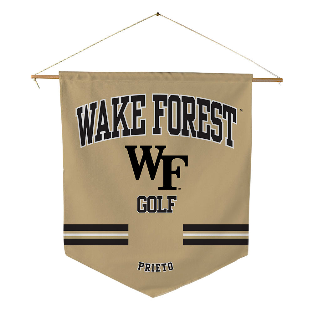Wake Forest - NCAA Men's Golf : Nicholas Prieto - Pennant - 18" x 21"-0