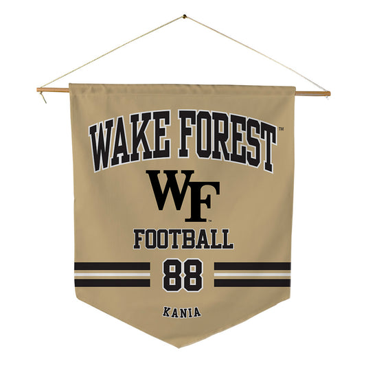 Wake Forest - NCAA Football : Bryce Kania - Pennant - 18" x 21"-0
