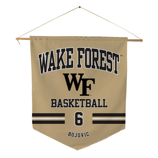 Wake Forest - NCAA Men's Basketball : Lukas Bojovic - Pennant - 18" x 21"-0