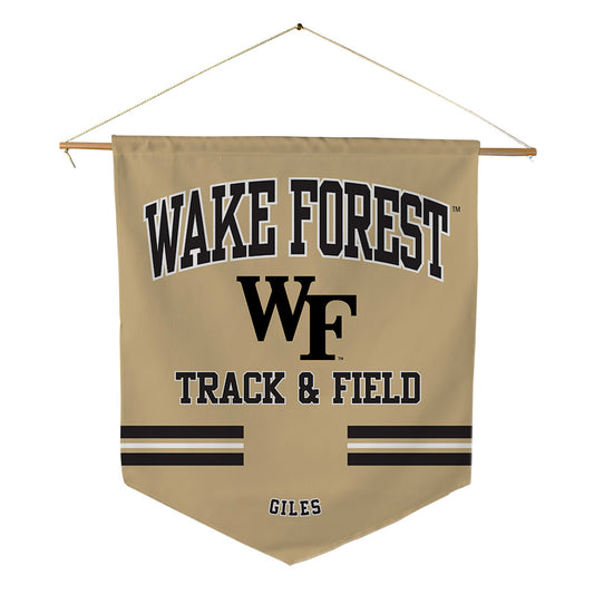 Wake Forest - NCAA Women's Track & Field : Ashlyn Giles - Pennant - 18" x 21"-0