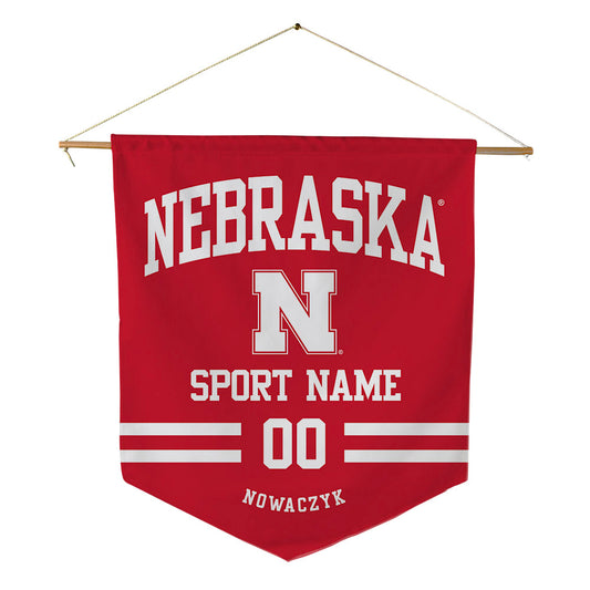Nebraska - NCAA Baseball : Colin Nowaczyk - Pennant - 18" x 21"-0