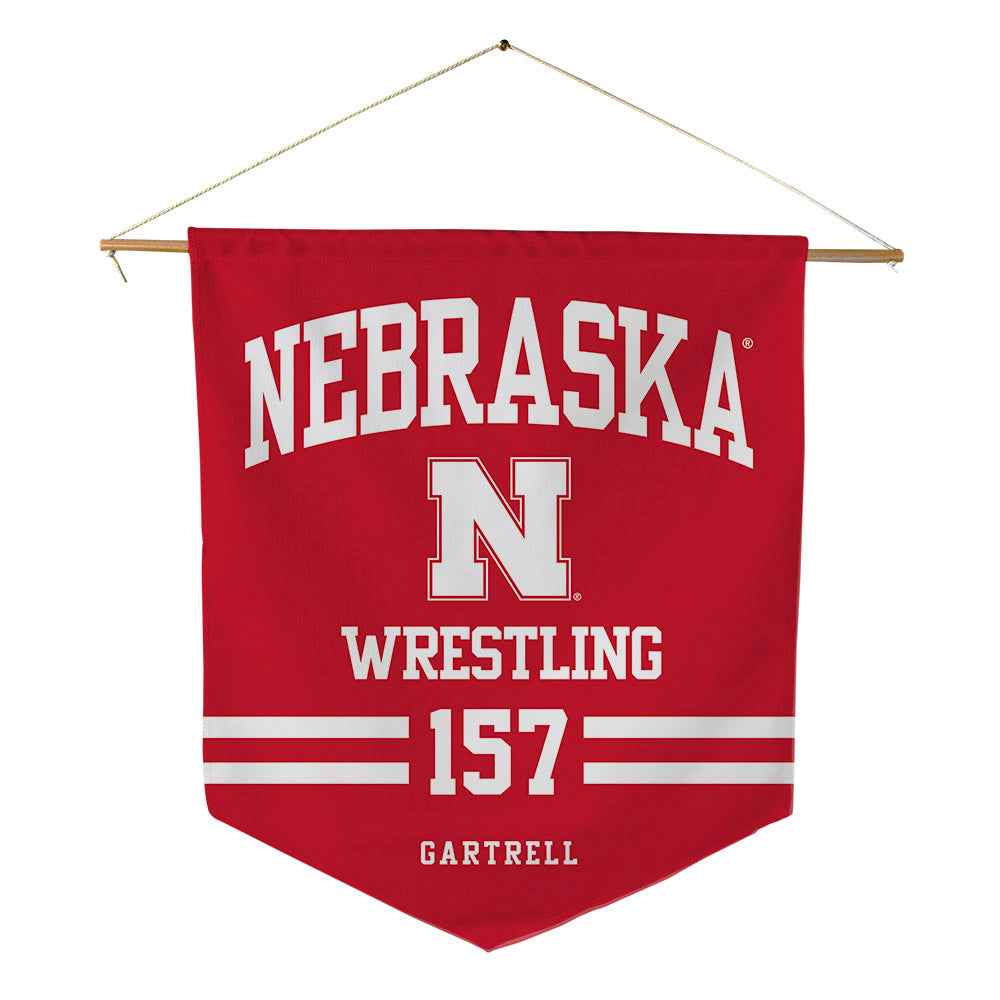 Nebraska - NCAA Wrestling : Dez Gartrell - Pennant - 18" x 21"-0