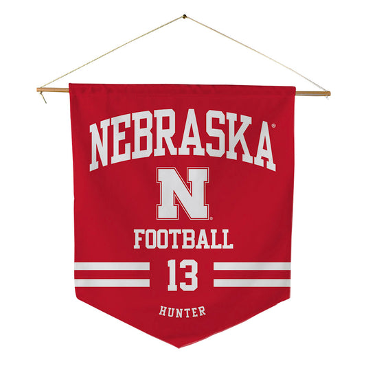 Nebraska - NCAA Football : Nyziah Hunter - Pennant - 18" x 21"-0